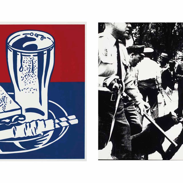 Roy Lichtenstein — Десять работ десяти художников, Уодсворт Атенеум, Хартфорд, Коннектикут, 1964