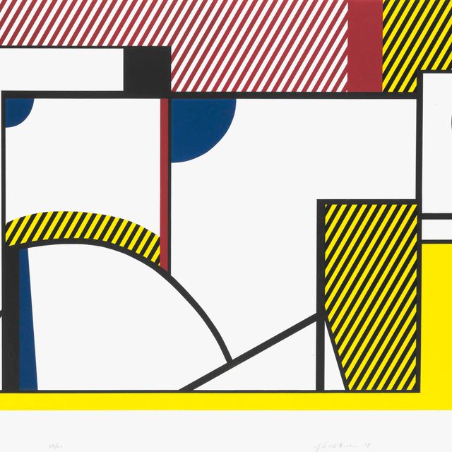 Roy Lichtenstein — Булл IV, из профиля Булла