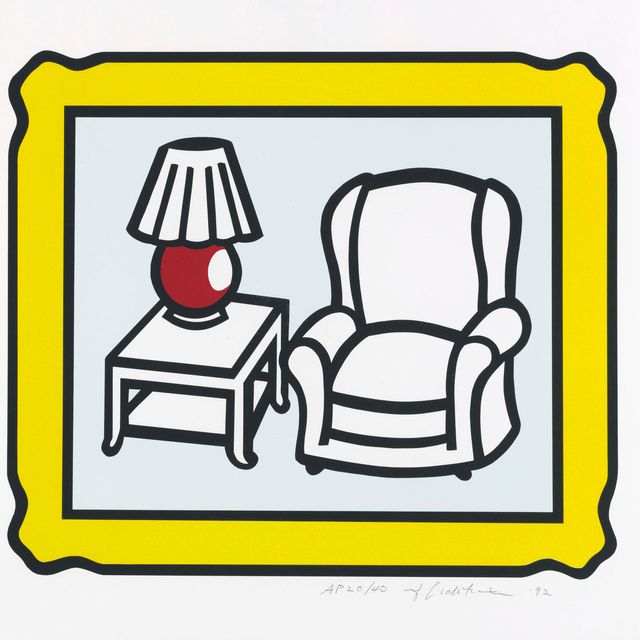 Roy Lichtenstein — Красная лампа