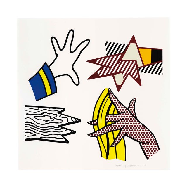 Roy Lichtenstein — Изучение рук