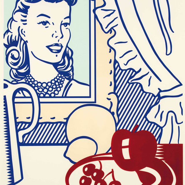 Roy Lichtenstein — Натюрморт с портретом, из серии "Шесть натюрмортов" (C. 131)
