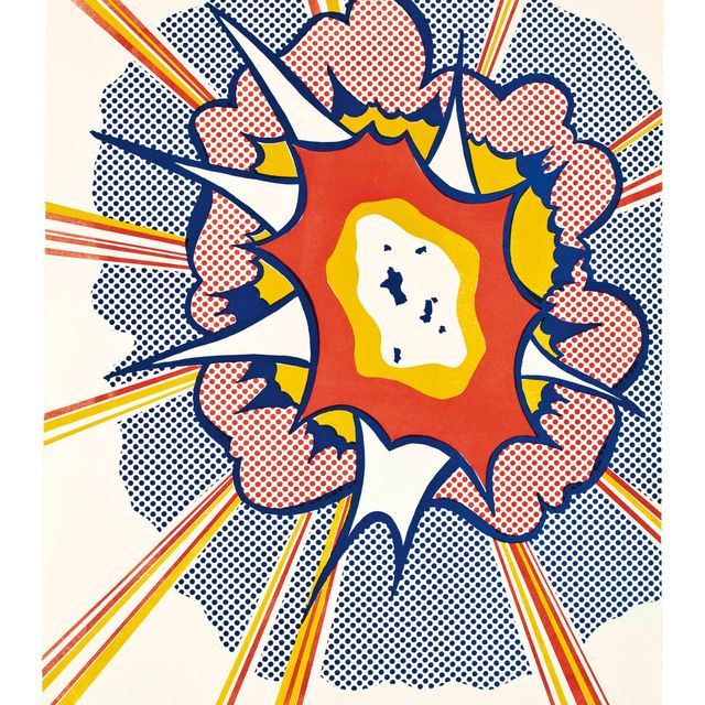 Roy Lichtenstein — Взрыв, из портфолио 9 (С. 49)