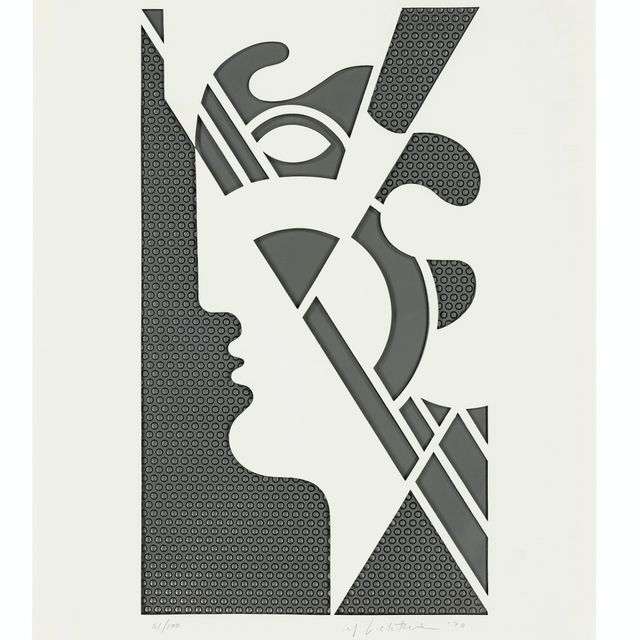Roy Lichtenstein — Современная головка №5, из серии Modern Head