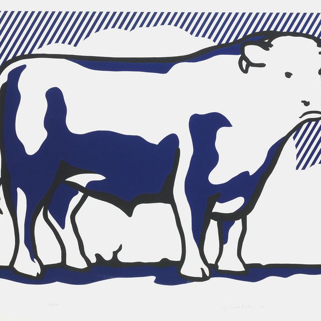 Roy Lichtenstein — Bull II, из серии Bull Profile (C. 117)