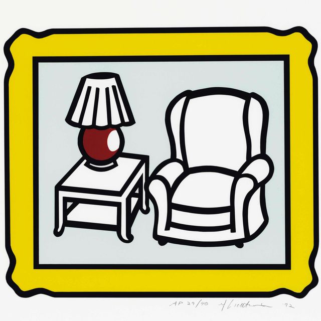 Roy Lichtenstein — Красная лампа