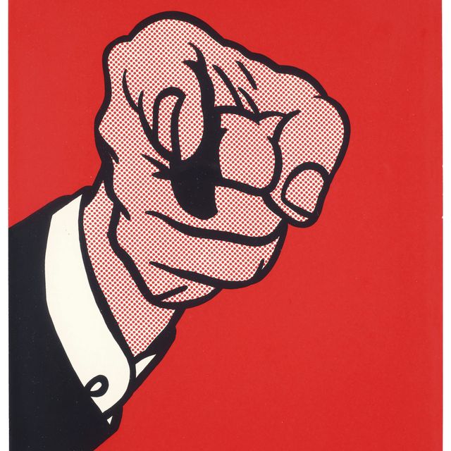 Roy Lichtenstein — "Указывающий палец" из Нью-Йоркской коллекции для Стокгольма