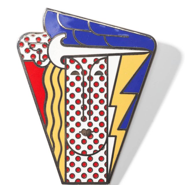 Roy Lichtenstein — Современная брошь в виде головы