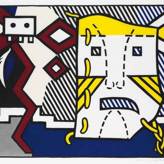 Roy Lichtenstein — Тема американских индейцев V, из темы американских индейцев