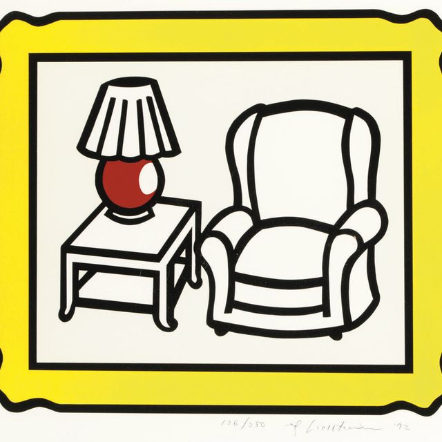 Roy Lichtenstein — Красная лампа (C. 279)