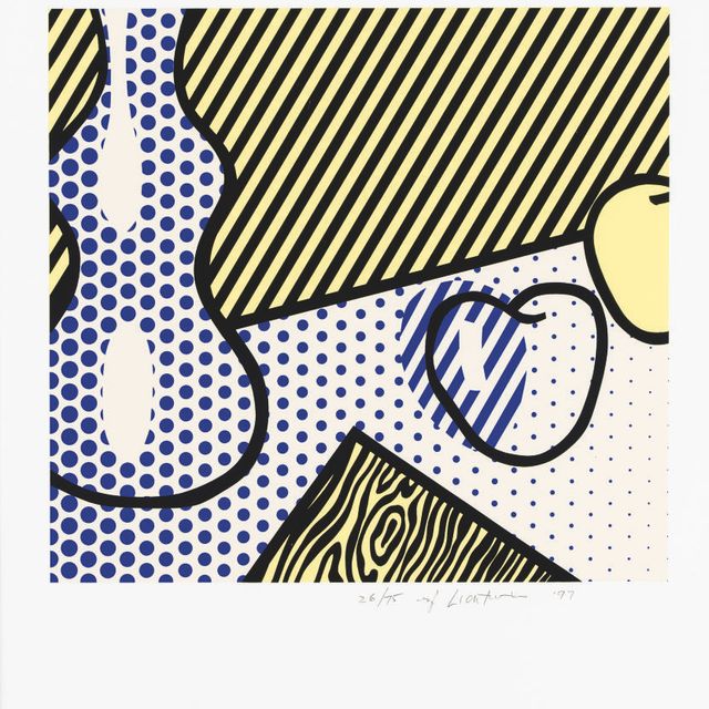 Roy Lichtenstein — Натюрморт из коллекции Гельдзахлера (Corlett 310)