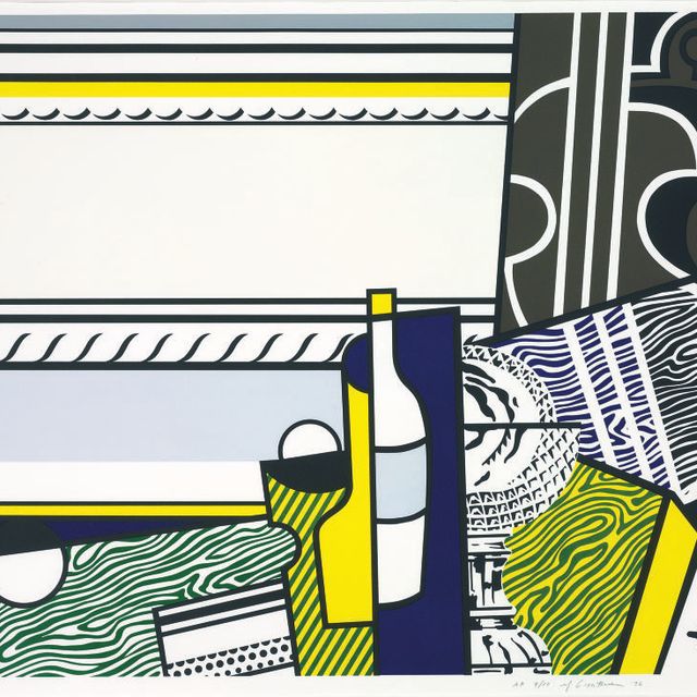Roy Lichtenstein — Натюрморт с хрустальной чашей (C. 150)