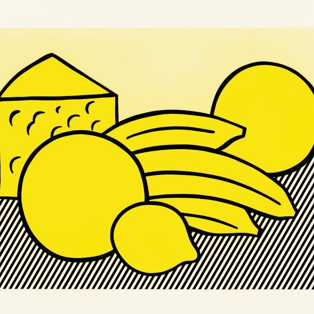 Roy Lichtenstein — Желтый натюрморт, из шести натюрмортов (C. 133)