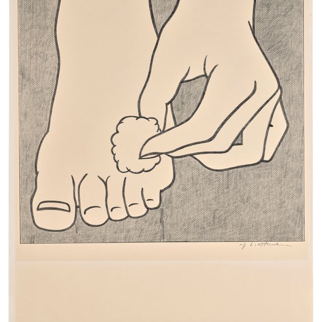 Roy Lichtenstein — Плакат с лекарствами для ног