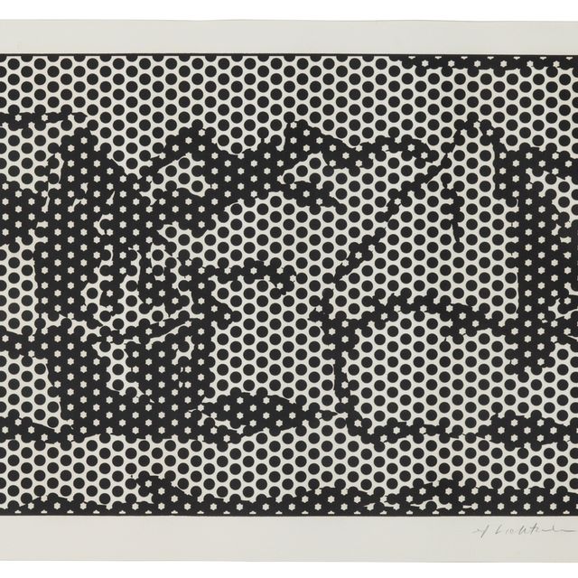 Roy Lichtenstein — Стог сена №7, из серии "Стог сена"