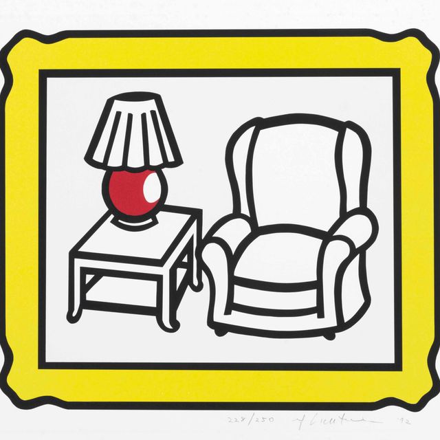 Roy Lichtenstein — Красная лампа
