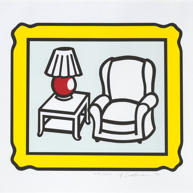 Roy Lichtenstein — Красная лампа (C. 279)