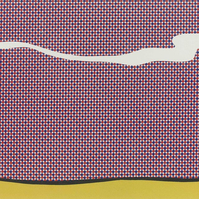 Roy Lichtenstein — Пейзаж I, из книги "Десять пейзажей" (С. 51)
