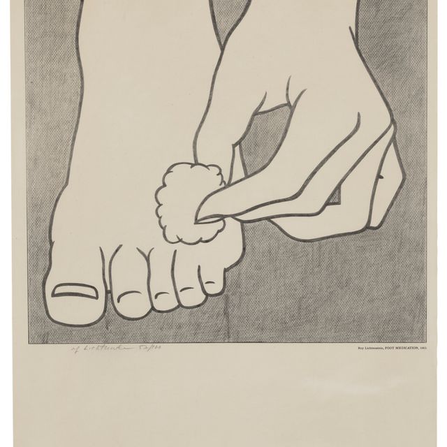 Roy Lichtenstein — Плакат с лекарствами для ног