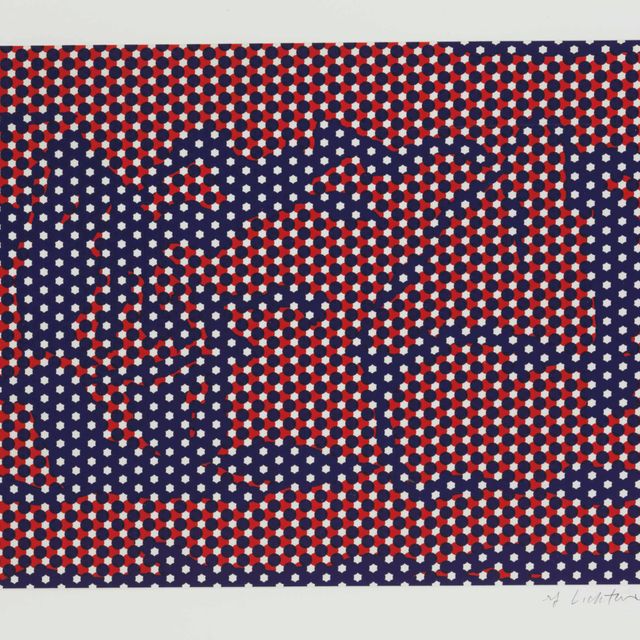 Roy Lichtenstein — Серия "Стога сена" : один принт