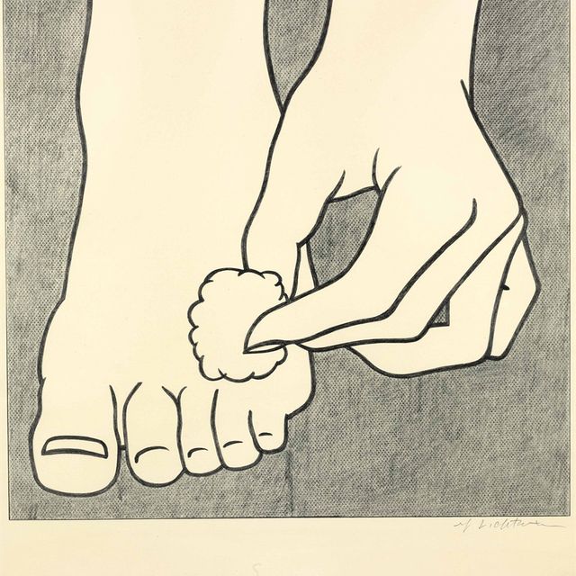 Roy Lichtenstein — Плакат с лекарствами для ног