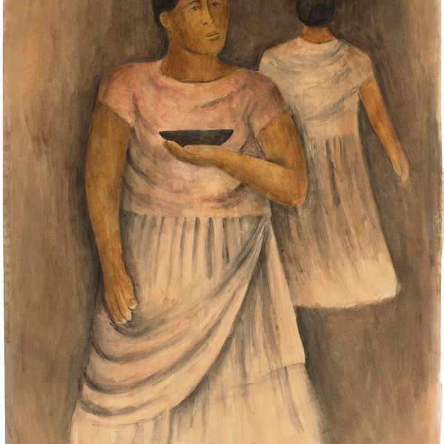 Rufino Tamayo — Мухерес де Оахака (Теуана фронта и Теуана Эспальдас)