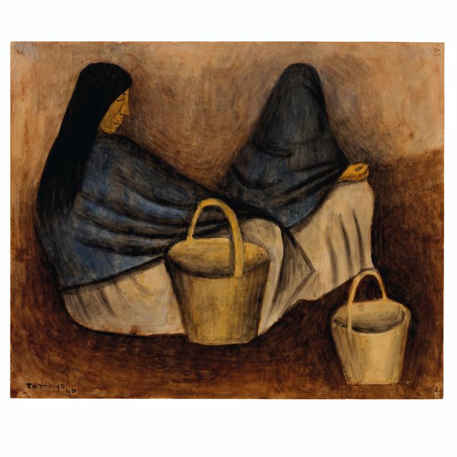 Rufino Tamayo — Дос мухерес сентадас