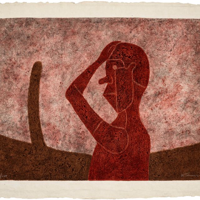 Rufino Tamayo — Бусто-ан-Рохо (бюст в красном)