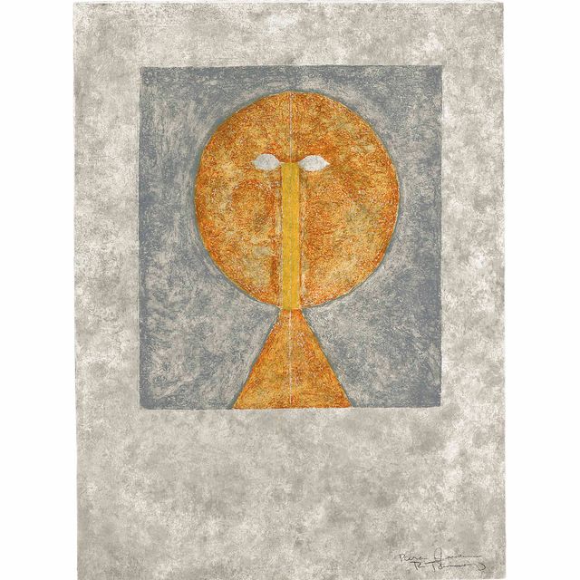 Rufino Tamayo — Кабеза-ан-ла-Вентана, от: Руфино Тамайо, 8 агуафуэртес