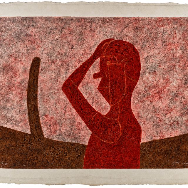 Rufino Tamayo — Бусто-ан-Рохо (бюст в красном)