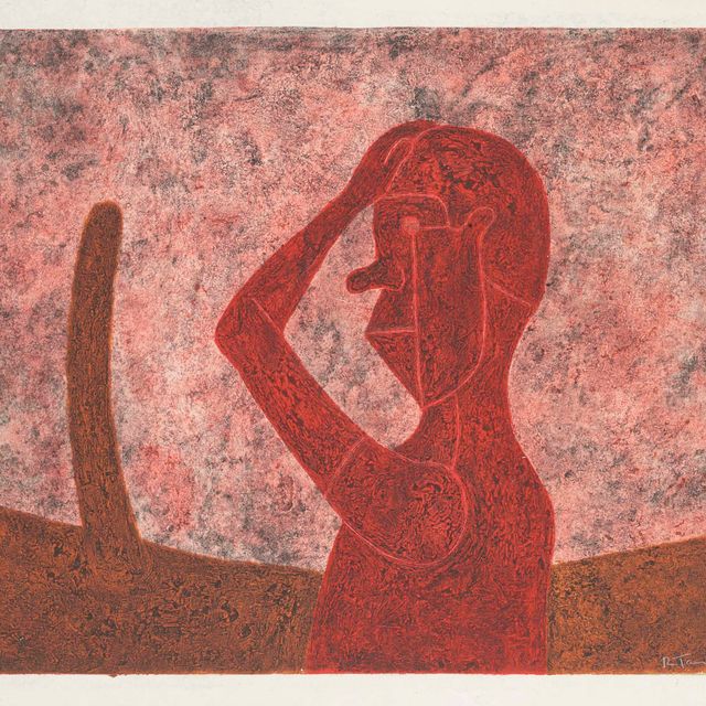 Rufino Tamayo — Фигура в Рохо