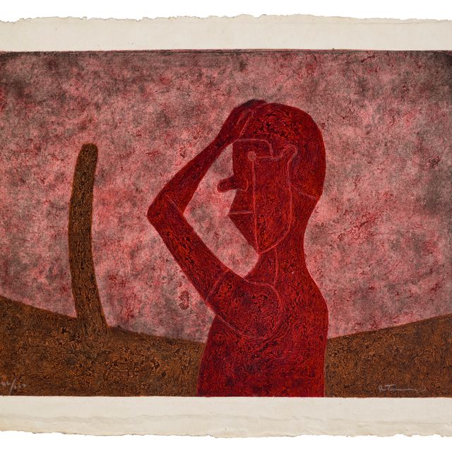 Rufino Tamayo — Бюст в красном