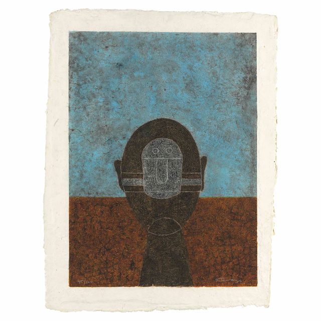 Rufino Tamayo — Кабеза Собре Фондо Азул