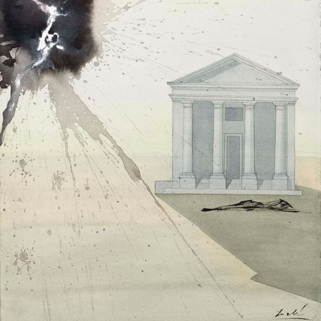Salvador Dalí — Висок греческий и волнистая фигура