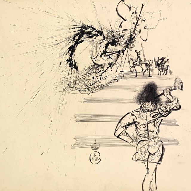 Salvador Dalí — Дон Чискотт и Санчо - это свадьба в Камаччо