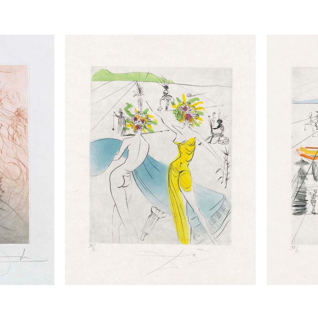Salvador Dalí — Хиппи (M. & L. 377-380, 382-387; F. 69-13)