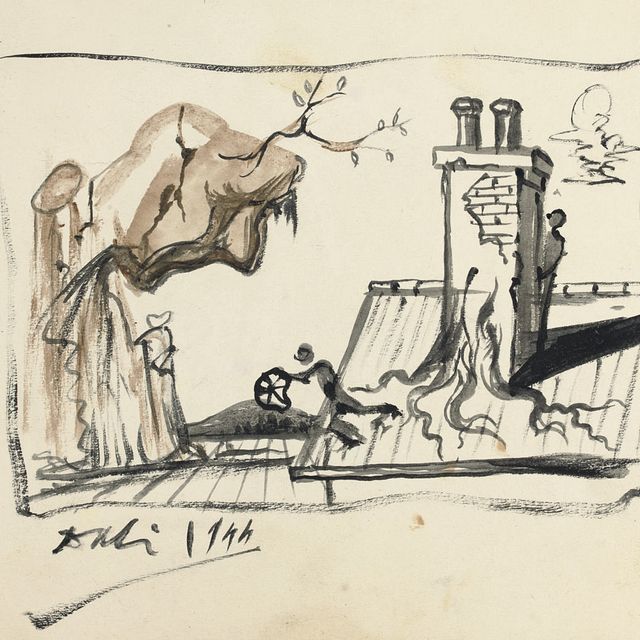 Salvador Dalí — Крыша, дизайн для завороженных