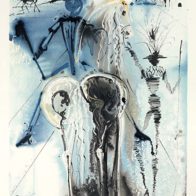 Salvador Dalí — "Далекие рыцари", Карпантье/Уэйнтроп, Париж, 1970-72 (Michler & Löpsinger, 1258-1282)