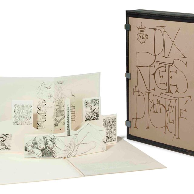 Salvador Dalí — Сальвадор Дали, "Дневники бессмертных", Одуэн-Дешарн, Париж, 1973 (M. & L. 567-577)