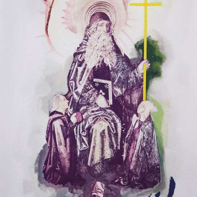 Salvador Dalí — V (5), Папа Римский, астрологический знак Меркурия, главный аркан, проект для всех карт "Вселенная Таро Сальвадора Дали"
