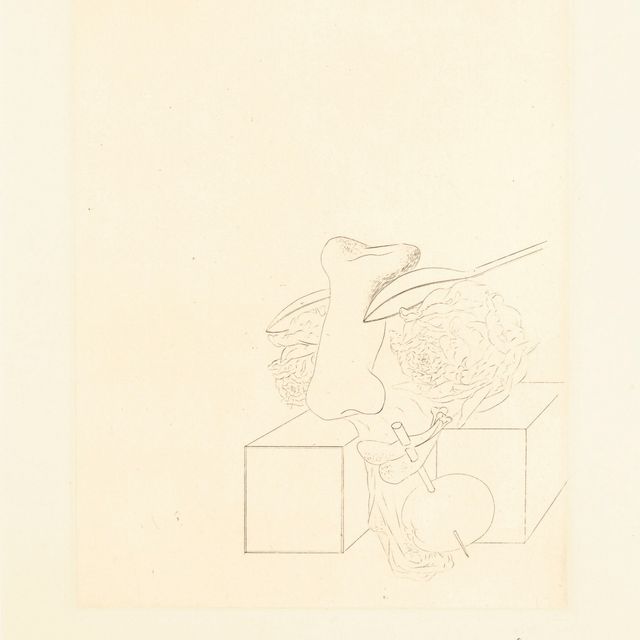 Salvador Dalí — Песни Мальдорора , одна тарелка