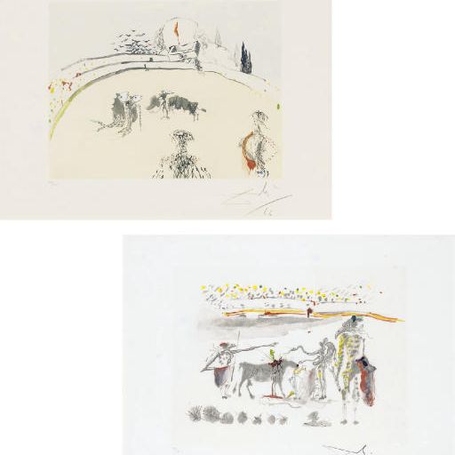 Salvador Dalí — Сюрреалистическая тавромахия (Michler & Løpsinger 154-160)