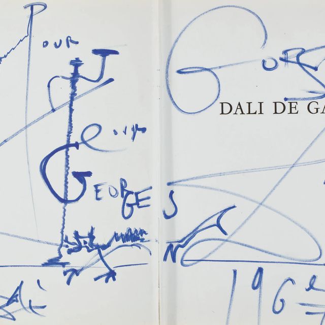 Salvador Dalí — Дон Кихот, Сен-Жорж и дракон в танце Р. Дешарна, "Дали де Гала", Лозанна, 1962