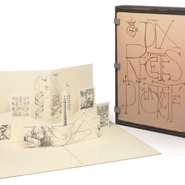 Salvador Dalí — Сальвадор Дали, "Дневники бессмертных", Одуэн-Дешарн, Париж, 1973 (M. & L. 567-577)