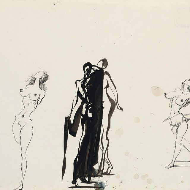 Salvador Dalí — Четверка крокодилов из наших женщин