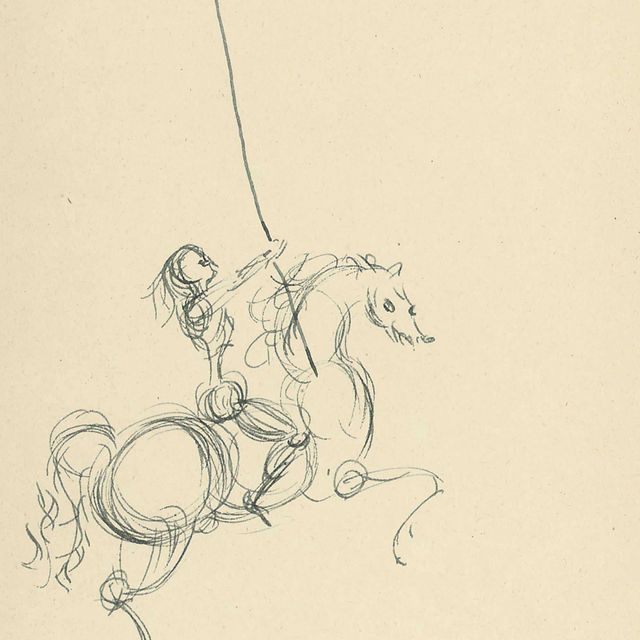 Salvador Dalí — Кавалер а-ля копье