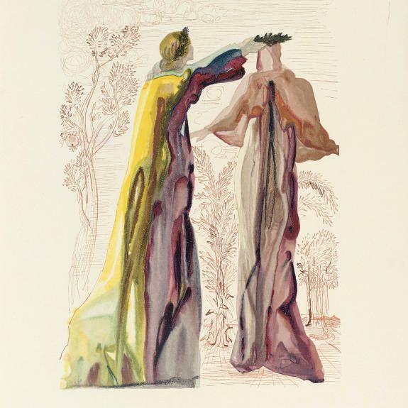 Salvador Dalí — Данте Алигьери, "Божественная комедия", "Искусство и наука", Салани, Верона, 1964 (Михлер и Лопсингер, 1039-1138)