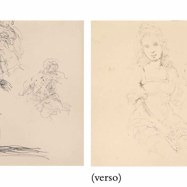 Salvador Dalí — Ангел-хранитель (справа) ; Мадонна и поэтесса (сзади)