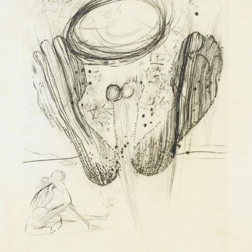 Salvador Dalí — Андре Мальро, Король, я наблюдаю за Вавилоном, А. Скира, Женева, 1973 (M. & L. 592-605)