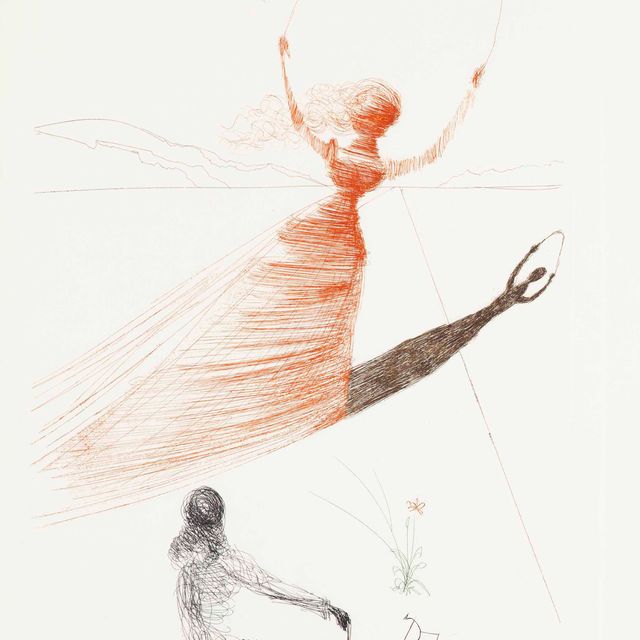 Salvador Dalí — Льюис Кэрролл, "Приключения Алисы в стране чудес", издательство "Меценат Пресс", Рэндом Хаус, Нью-Йорк, 1969