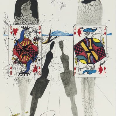 Salvador Dalí — Льюис Кэрролл, "Приключения Алисы в стране чудес", издательство "Меценат Пресс", "Рэндом Хаус", Нью-Йорк, 1969 (Michler & Löpsinger, 321-33)